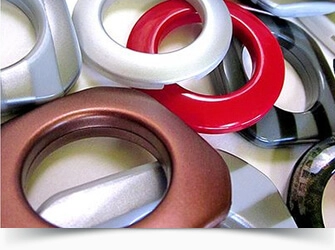 Curtain Grommet Eyelets, Many Colors